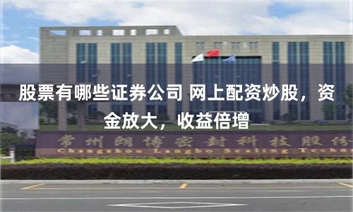 股票有哪些证券公司 网上配资炒股，资金放大，收益倍增